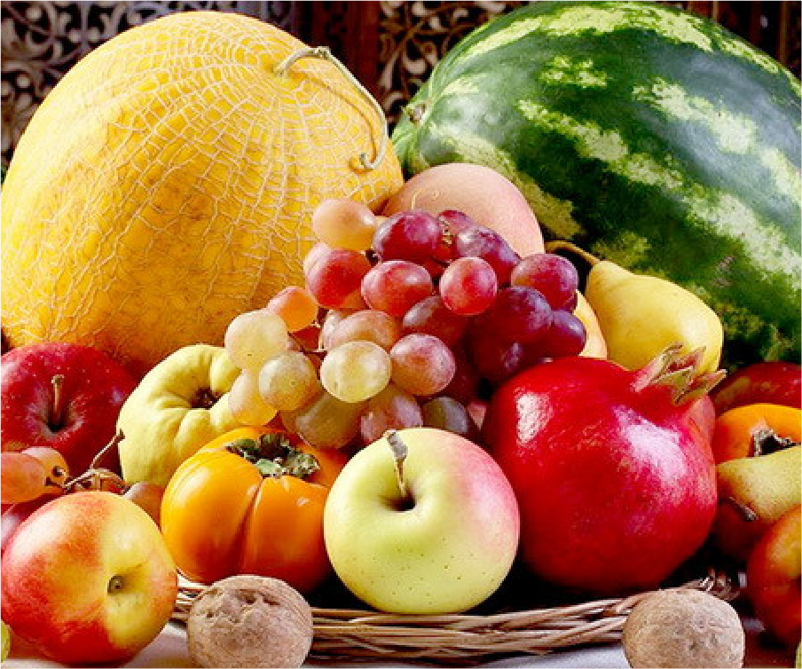 Hands holding fresh vegetables
